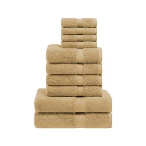 Luxury Cotton Heavyweight Ultra-Plush 10 Piece Towel Set by Blue Nile Mills - 1 of 4