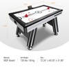 VisioGear Arcade Games Air Hockey Table, 72 Indoor Hockey Table, Arcade Gaming Set for Game Room Family Home, Multicolored, 72.24"*40.35"*31.89" - 2 of 4