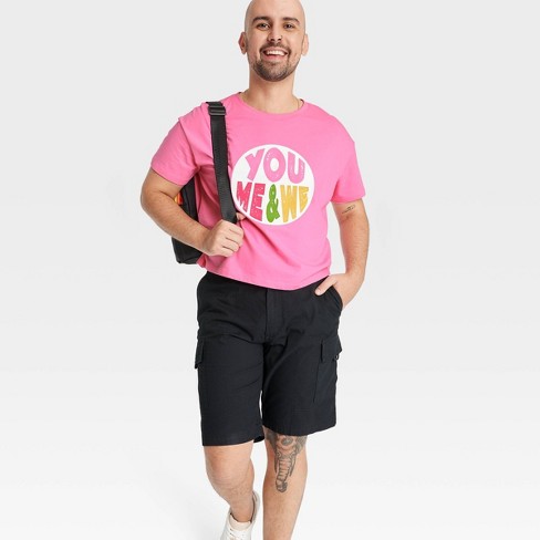 Pride Adult You Me We Short Sleeve T-Shirt - Pink - image 1 of 3