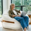 Big Joe Bean Bag Chair with Removeable Cover, Foam Filled, Multiple Sizes and Fabrics, All Ages - 4 of 4