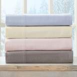 Market & Place Turkish Cotton Flannel Solid Sheet Set