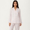 Anna-Kaci Lounge Women's 2-Piece Set Printed Button Front Pajama Top with Relaxed Long Sleeves and Matching Elastic Waist Pants - 2 of 4