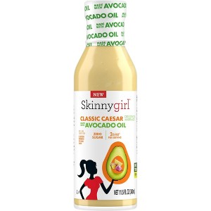 Skinnygirl Avocado Oil Classic Caesar Dressing and Marinade, Gluten Free, Avocado Oil Based, 11.5 fl oz Bottle, Pack of 2 - 1 of 1