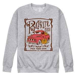 Men's - Ford - Pumpkin Patch Truck Pick Your Own Graphic Fleece Sweatshirt - 1 of 4