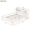 NicBex Full/Twin Size Platform Bed with Storage Headboard,Built-in LED Lights and Guardrail for Adults/Boys/Girls - 3 of 4