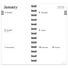 TF Publishing 6"x10" 2026 Blue Blooms Small Weekly Monthly Planner - 3 of 4