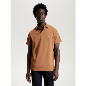 Tommy Hilfiger Mens 1985 Polo Shirt, Brown, Large - 1 of 1