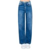 Wax Jeans Women's High Waisted Straight Leg Denim Jeans - 2 of 2