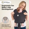 KeaBabies D-Lite Baby Wrap Carrier, Adjustable Baby Carrier, Baby Sling, Newborn, Infant, Toddler 7-44lbs - 4 of 4