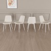 NicBex Dining Chairs Set of 4 with Linen Padded and for Living Room,Meeting Room,Bedroom - 2 of 4
