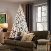 Hrinhom 5ft Flocked Pre-Lit Christmas Tree,Snowy Holiday Decor with Warm White Lights - 3 of 4