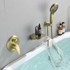 CLIHOME Wall Mount Single-Handle 7-Spray Tub and Shower Faucet with Handheld Shower Head (Valve Included) - 2 of 4