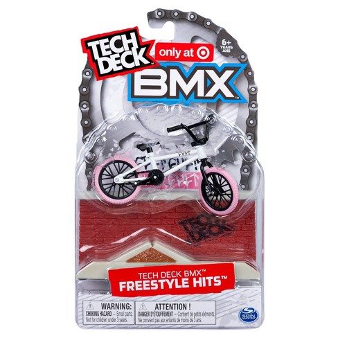 Tech Deck Bmx Freestyle Hits Finger Bike With Freestyle Obstacle Cult Bikes White Pink Target