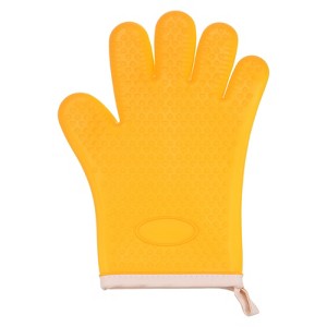 Unique Bargains Heat Resistant Kitchen Textiles Soft Lining Silicone Oven Mitt - 1 of 4