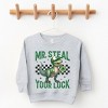 The Juniper Shop Mr. Steal Your Luck Dinosaur Toddler Sweatshirt - 2 of 4