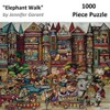 Hart Puzzles: Elephant Walk by Jennifer Garant, 24" x 30", 1000 Piece Puzzle - 2 of 4