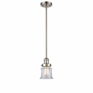 Canton - 1 Light Stem Hung Mini Pendant In Industrial Style-8.5 Inches Tall and 5.25 Inches Wide - 1 of 1