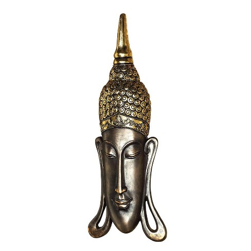 Design Toscano Sukhothai And Bodh Gaya Buddhas Asian inspired Wall Sculptures - Bronze - image 1 of 2