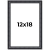 PosterPalooza | Linear Black Picture Frame - UV Acrylic, Foam Board Backing, Hanging Hardware - 2 of 4