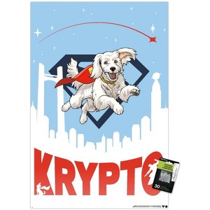 Trends International DC Studios Superman (2025) - Illustrated Krypto Unframed Wall Poster Prints - 1 of 4