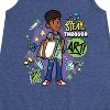 - Karma's World - Speak Through Art Graphic Sleeveless Aline Dress - 2 of 4