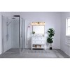 Elegant Lighting Phineas 4 light Brass and Clear Crystals wall sconce - 2 of 4