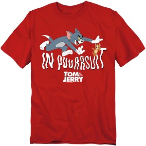 Tom And Jerry Movie In Pursuit Adult T-Shirt - 1 of 4