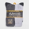 Realtree Men's 10-Pack Crew Socks - Cotton Blend, Full Cushion, Reinforced Heel & Toe - Durable Everyday Comfort (Shoe Size 6-12) - 3 of 4