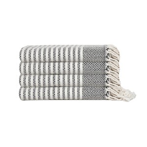 Olive & Linen Zipper Turkish Hand / Kitchen Towel Bundle - 1 of 4