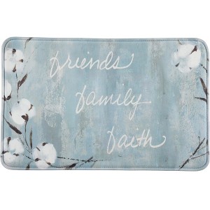 J&V TEXTILES Relax Series Anti-Fatigue Cushioned Comfort Anti-Fatigue Mats (Friends Family Faith) - 1 of 4