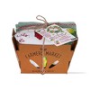 tagltd Set of 2 Panzella Salad Receipe with Coordinating Green Stripe Cotton   Kitchen Dishtowels 26L x 18W in.    Set In Crate for Gift Gicing - 2 of 2