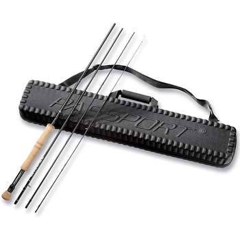 Leisure Sports Fly Fishing Combo With 8' 3-piece Rod, Reel, Fly Line,  Tapered Leader, 2 Flies, And Carry Bag - Black : Target