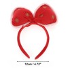 Unique Bargains Classic Halloween Headband 4.72" Diameter Red 1 Pc - 3 of 4