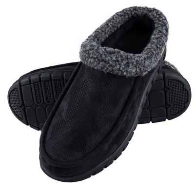Dickies Men's Open Back Clogs and Scuffs Memory Foam Slippers with Indoor/Outdoor Sole