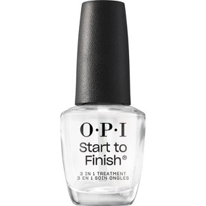 OPI Start to Finish Base Coat Top Coat Nail Strengthener - 0.5 fl oz - 1 of 4