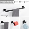 WOWOW 4-Piece Stainless Steel Bathroom Hardware Set - 4 of 4