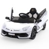 12V Ride-On Car for Kids, Remote Control, LED Headlights, Hydraulic Doors, Seatbelt, Battery-Powered Sports Car - 2 of 4