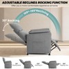 Electric Recliner Chair with Massage & Heat, Remote Control, Adjustable Single Recliner for Living Room, Office, or Home Theater - 3 of 4