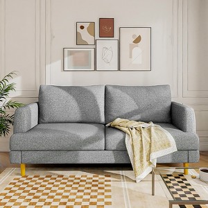 GYIIYUO 70" Loveseat Sofa Upholstered Small Couches for Bedroom, Office or Apartment - 1 of 4