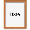 PosterPalooza | Photo Size Classic Brown Picture Frame - UV Acrylic, Foam Board Backing, Hanging Hardware - 2 of 4
