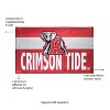 Evergreen University of Alabama Burlap 3' x 5' Flag, Premium Single Sided Printed with Grommets, Printed In The USA - 3 of 4