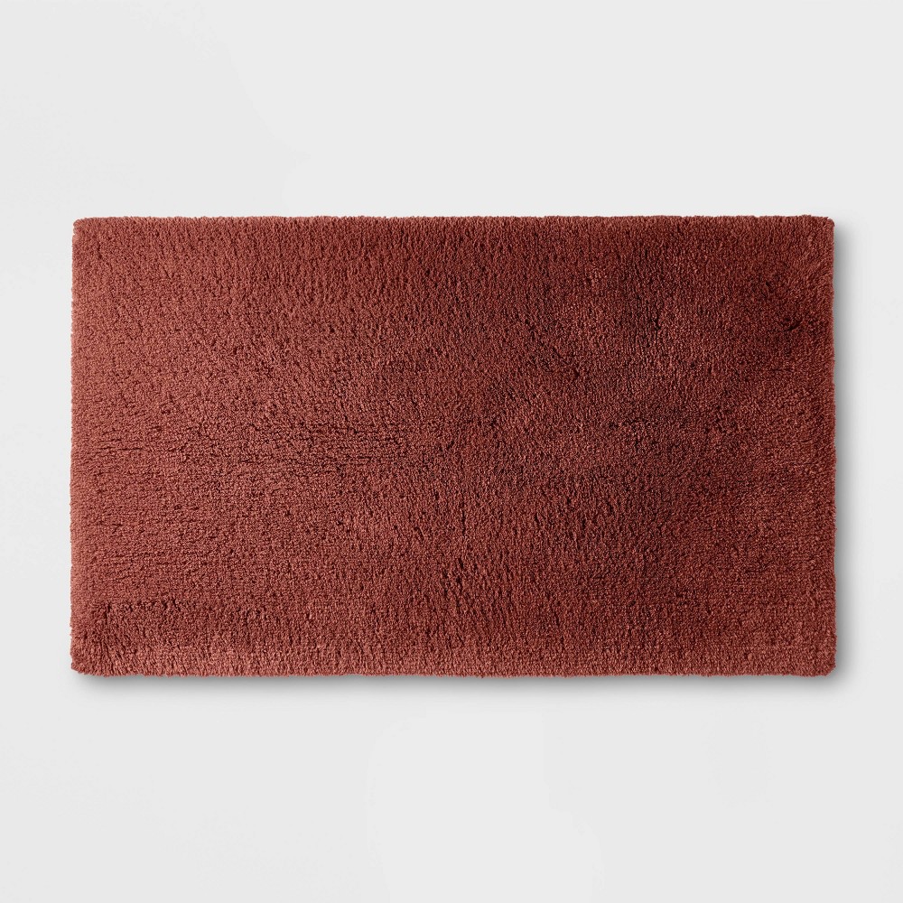 24inx40in Ultra Soft Tufted Bath Rug Clay - Casaluna™