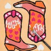 Vivid by Brea Reese: Acrylic Mini Paint-By-Number Kit – Cowgirl Boot - 6 x 6" - 4 of 4