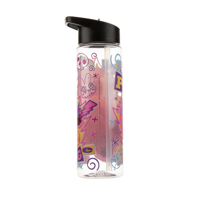 Turning Red Rage Panda Collage 24-Ounce Transparent Plastic Water Bottle With Spill-Proof Twist-On Lid-OSFA, 3 of 6