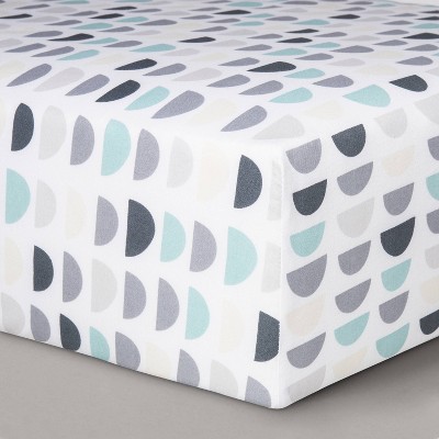 cloud island fitted crib sheet