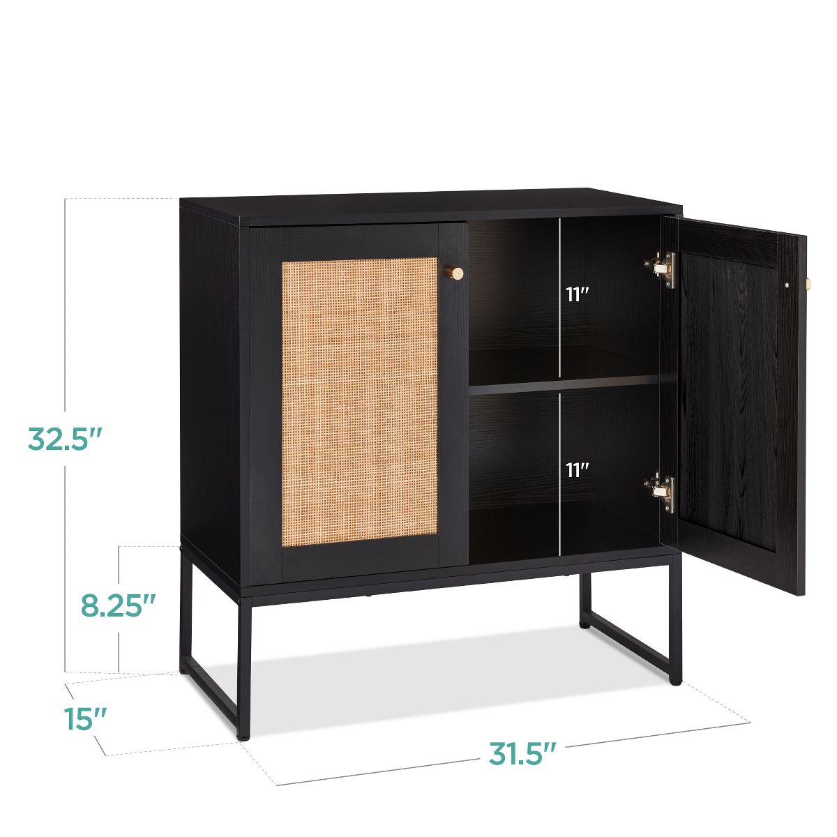 Best Choice Products 2-Door Storage Cabinet - thumbnail 2