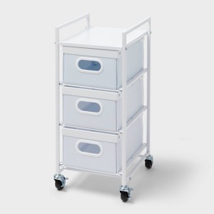 3 Drawer Narrow Cart on Wheels - Brightroom™ - 1 of 2