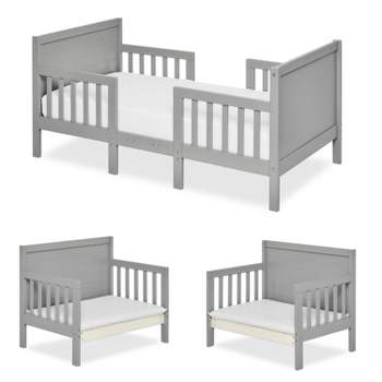Dream On Me 3-in-1 Convertible Toddler Bed - Cool Gray