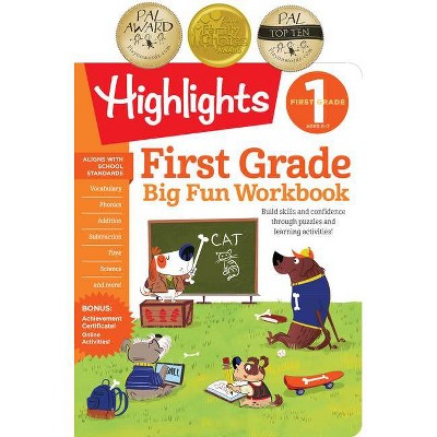 Big Fun 1st Grade Activity Book 10/15/2017 - by Highlights (Paperback)