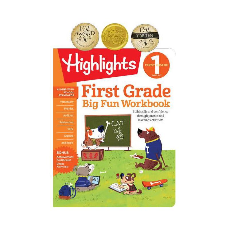 Big Fun 1st Grade Activity Book 10/15/2017 - by Highlights (Paperback), 1 of 4
